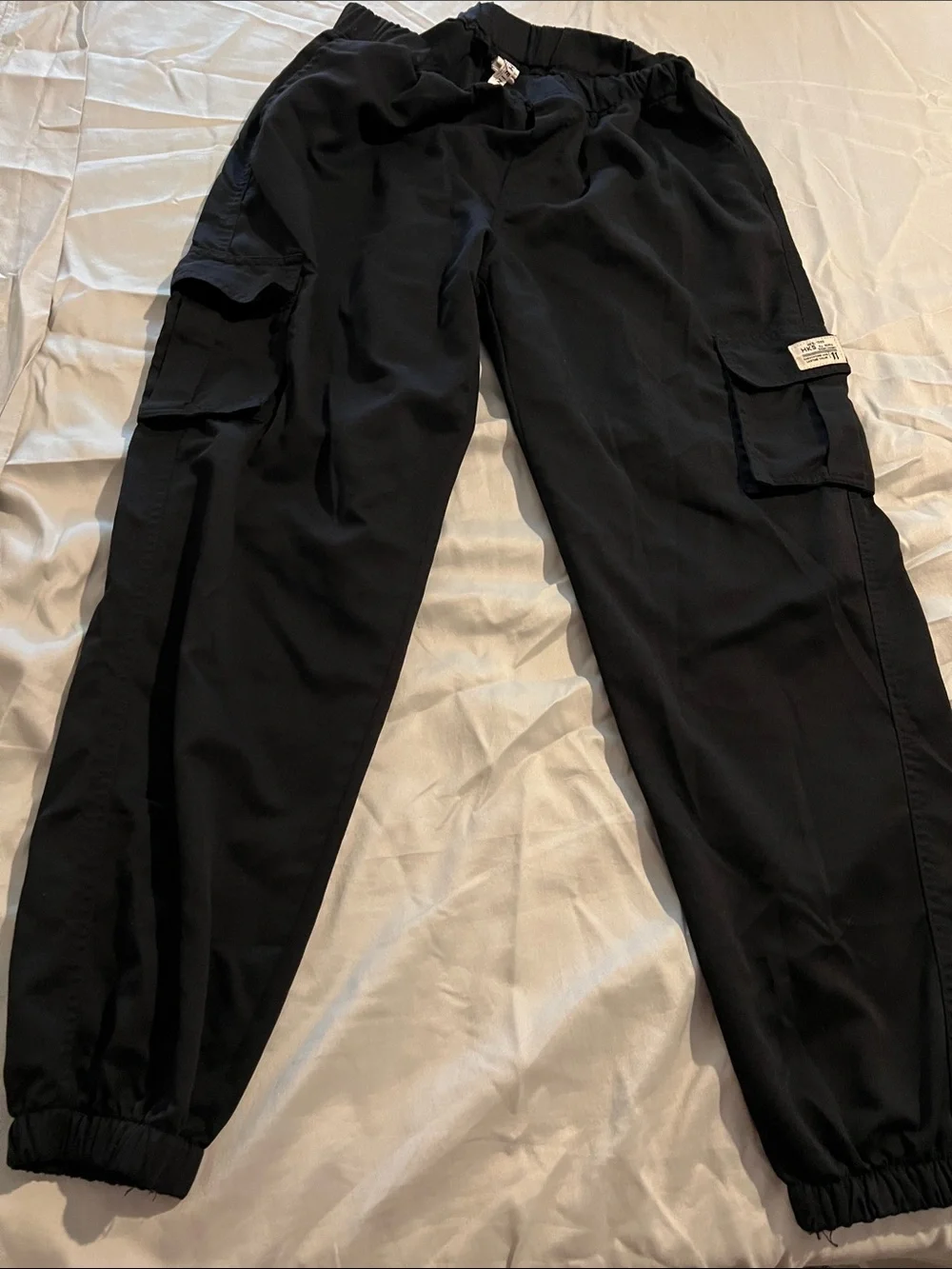 Scrubs Black Cargo Jogger Pants